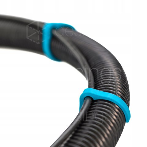 Klips zacisk na wąż Makita wymiary zewnętrzne węża Ø40/36 1szt Morski