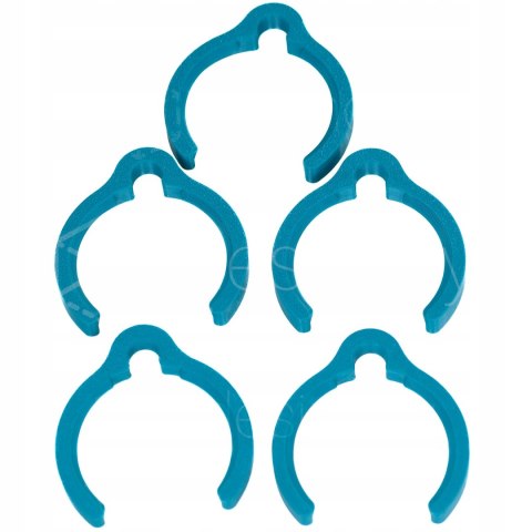 Klips zacisk na wąż Makita wymiary zewnętrzne węża Ø40/36 5szt Morski