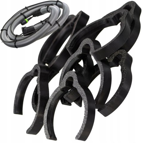 Klips zacisk na wąż Starmix wymiary zewnętrzne węża Ø45z 10szt Czarny