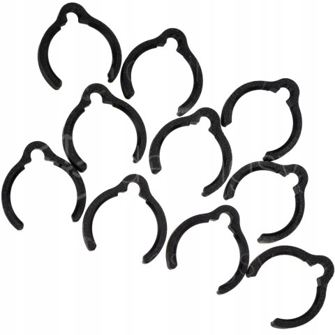 Klips zacisk na wąż Starmix wymiary zewnętrzne węża Ø45z 10szt Czarny