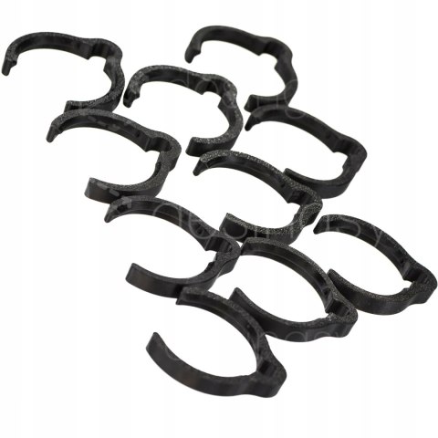 Klips zacisk na wąż Starmix wymiary zewnętrzne węża Ø45z 10szt Czarny