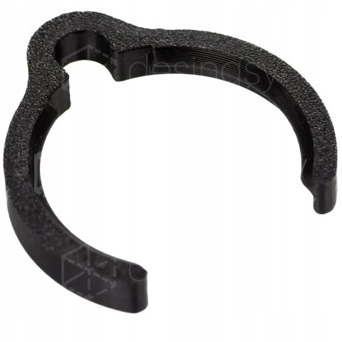 Klips zacisk na wąż Starmix wymiary zewnętrzne węża Ø45z 10szt Czarny