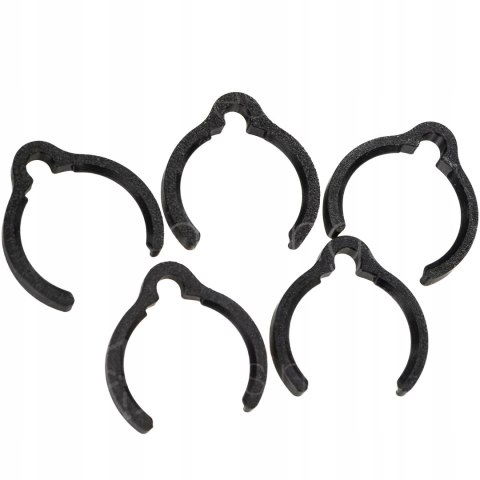 Klips zacisk na wąż Starmix wymiary zewnętrzne węża Ø45z 5szt Czarny