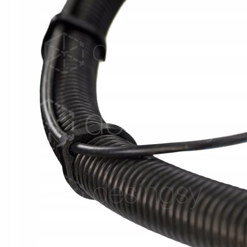 Klips zacisk na wąż Starmix wymiary zewnętrzne węża Ø45z 5szt Czarny