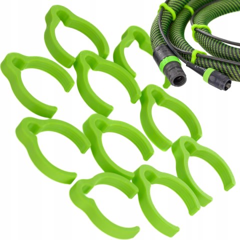 Klips zacisk na wąż gładki Festool D27 w oplocie tekstylnym Ø35z Ziel 10szt