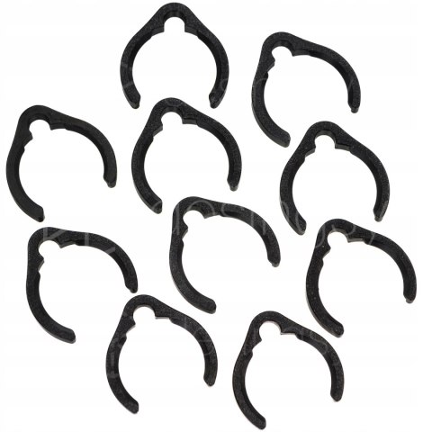 Klipsy zacisk na wąż Bosch wymiary zewnętrzne węża Ø40/36 10szt Czarny