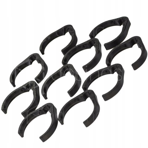 Klipsy zacisk na wąż Bosch wymiary zewnętrzne węża Ø40/36 10szt Czarny