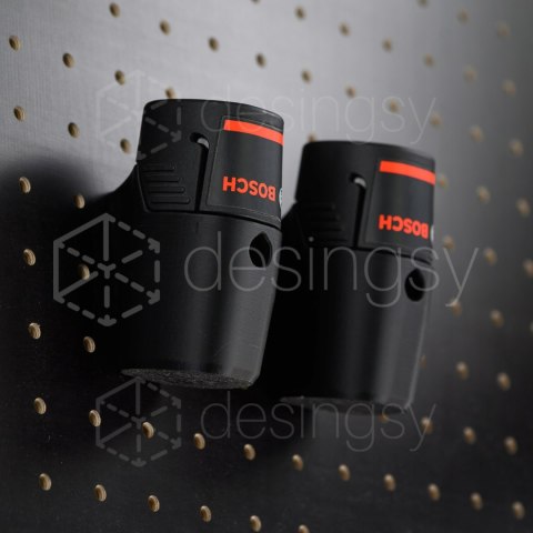 Uchwyt mocowanie pasujące do akumulatora baterii Bosch GBA 12V na KLIK 2szt