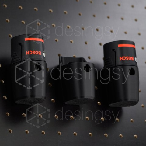 Uchwyt mocowanie pasujące do akumulatora baterii Bosch GBA 12V na KLIK 3szt