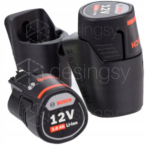 Uchwyt mocowanie pasujące do akumulatora baterii Bosch GBA 12V na KLIK 4szt