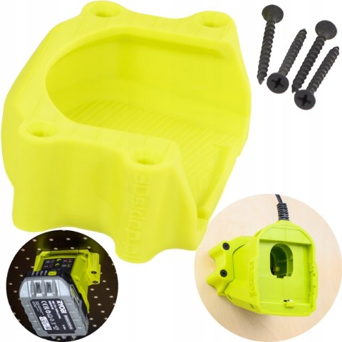 Uchwyt mocowanie pasujące do ładowarki RYOBI RC18115 Łatwy szybki montaż