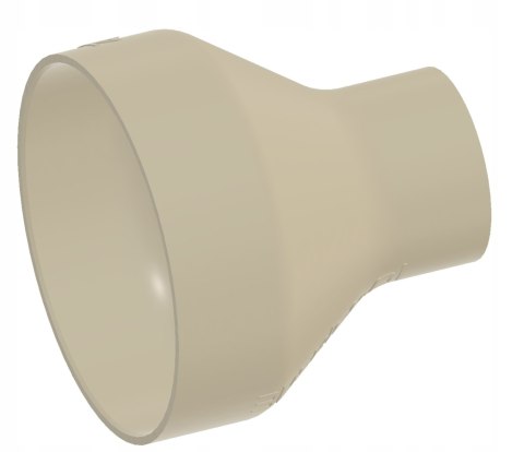 Łącznik Adapter do rur spiro Ø100 oraz Ø50 do przewodów odciągu 100x50