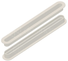 Składana Maskownica Szczelinowa Wentylacyjna Kołnierz 7mm Wys18.1 na klik