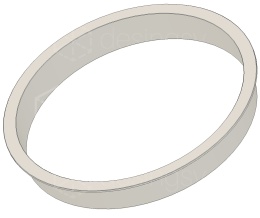 Rozeta ∅127zKołnierz7 Różne Kolory i Wysokości