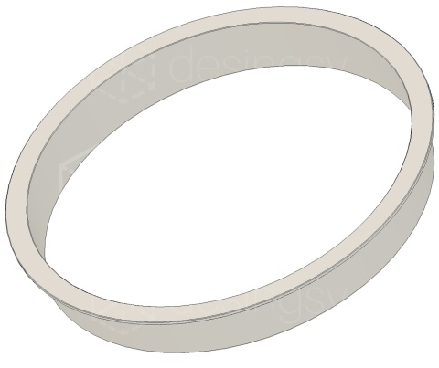 Rozeta ∅127zKołnierz7 Różne Kolory i Wysokości