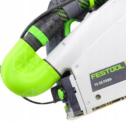 U-TURN kolanko kątowe bezpośrednio na gniazdo zagłębiarki Festool TS55 FEBQ