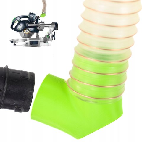 Adapter kątowy odsysania Ø62 do Festool KAPEX 60 średnica zewnętrzna Ø62