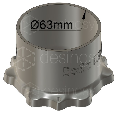 MAGSPIRO Ø50 Ø60 Port do DeWalt DW733 Magnetyczny