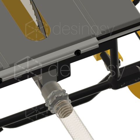 MAGSPIRO Ø50 Ø60 Port do DeWalt DWE7492 Magnetyczny