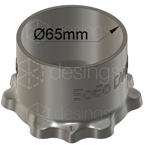 MAGSPIRO Ø50 Ø60 Port do DeWalt DWE7492 Magnetyczny