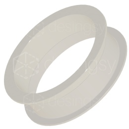 Składana Rozeta okrągła od Ø60 do Ø150 Wentylacyjna Kołnierz 7mm Wys18.1 na klik