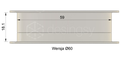 Składana Rozeta okrągła od Ø60 do Ø150 Wentylacyjna Kołnierz 7mm Wys18.1 na klik