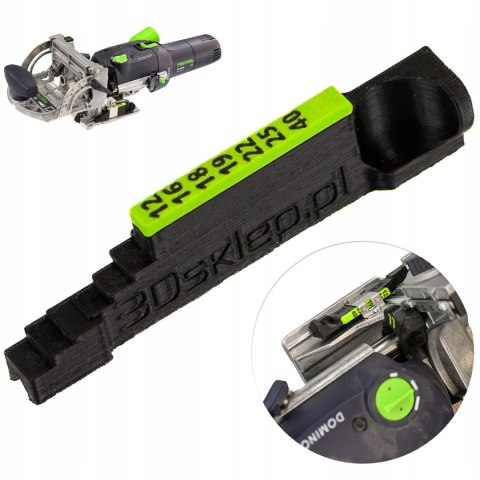 Wskaźnik metryczny 18mm do Festool Domino DF500 12 16 18 19 22 25 40