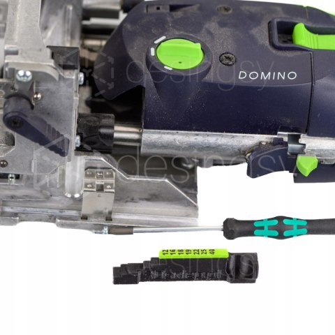 Wskaźnik metryczny 18mm do Festool Domino DF500 12 16 18 19 22 25 40