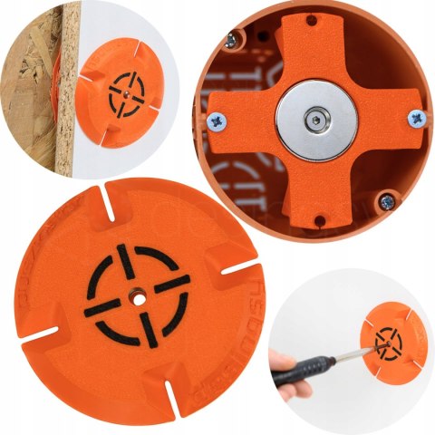 PuszkaTOR magnetyczny lokalizator puszek 68mm do otworów w meblach płytkach