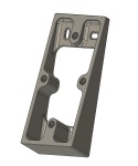 Uchwyt adapter do montażu w górę/dół 10stopni do wideomofonu 5Tech 82225
