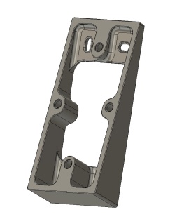 Uchwyt adapter do montażu w górę/dół 10stopni do wideomofonu 5Tech 82225