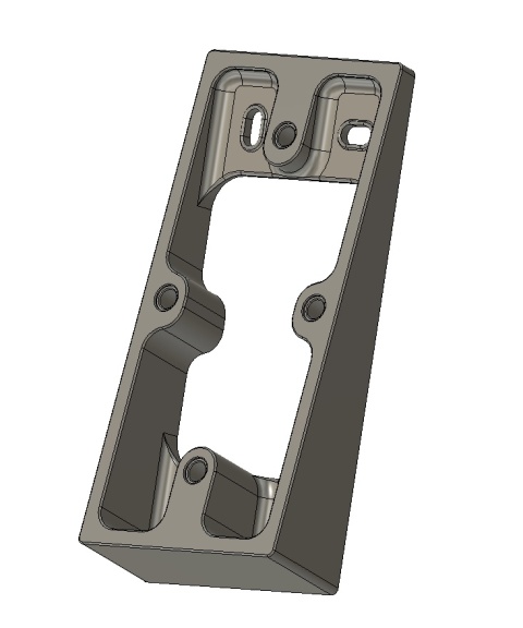 Uchwyt adapter do montażu w górę/dół 10stopni do wideomofonu 5Tech 82225