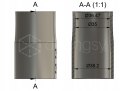 Adapter odsysania Makita RT0700CX króciec Ø35 Ø38