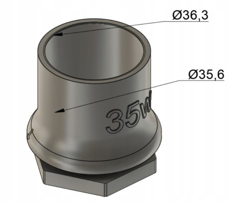 EcoEvac ™ 2sets Dust extraction port for Blum Ecodrill for Ø35 vacuum EcoEvac ™ 2sets Dust extraction port for Blum Ecodrill for Ø35 vacuum