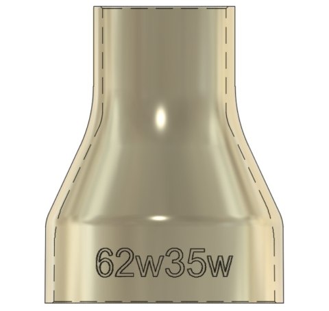 Redukcja Adapter do Scheppach BTS 900 Ø62w Ø35w Redukcja Adapter do Scheppach BTS 900 Ø62w Ø35w