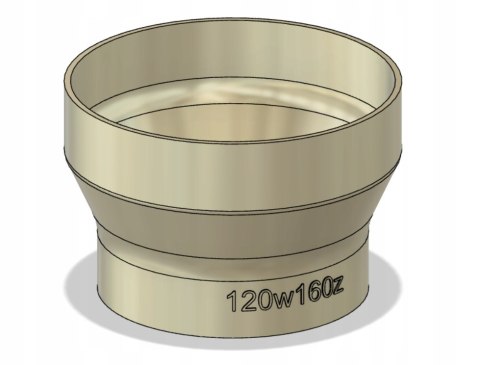 Adapter redukcja Felder Ø 120w na Ø 160z spiro Adapter redukcja Felder Ø 120w na Ø 160z spiro