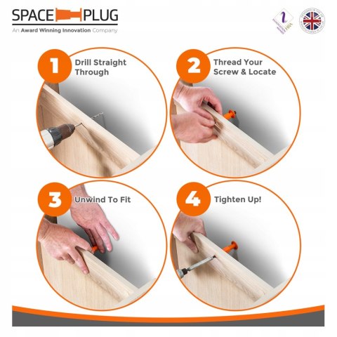 SPACE-PLUG MINI dystans korpusu 15-35mm 10szt SPACE-PLUG MINI dystans korpusu 15-35mm 10szt