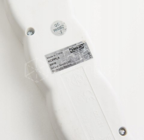 Uchwyt na ścianę przedłużacza BIAŁY np IKEA KOPPLA Uchwyt na ścianę przedłużacza BIAŁY np IKEA KOPPLA