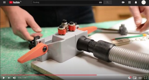 EcoEvac adapter do szablonu Blum Ecodrill na odkurzacz Ø35 EcoEvac adapter do szablonu Blum Ecodrill na odkurzacz Ø35