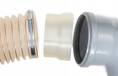 Adapter redukcja 110 kanalizacyjna na 120 spiro Adapter redukcja 110 kanalizacyjna na 120 spiro