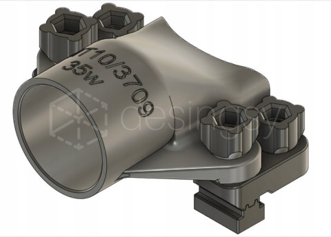Adapter szyny prowadzącej frezarka Makita 3709 Ø35 Adapter szyny prowadzącej frezarka Makita 3709 Ø35