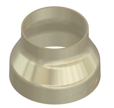 Adapter redukcja Felder AF14 Ø 140 na Ø 100 spiro Adapter redukcja Felder AF14 Ø 140 na Ø 100 spiro
