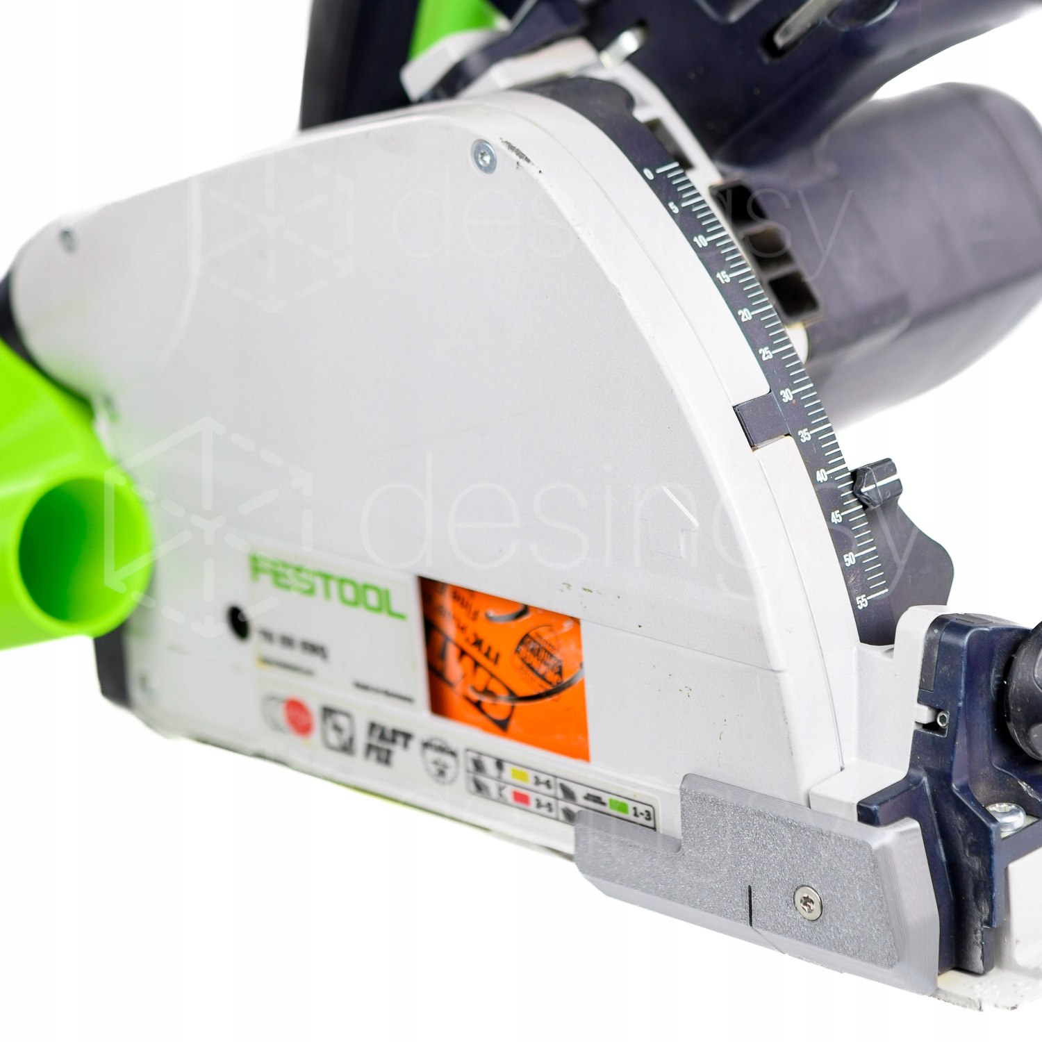 Nakładka na pokrywę zagłębiarki FESTOOL TS 55 EBQ ogranicz pył do minimum S Kod producenta TS55EBQPlungeCoverPrSilver