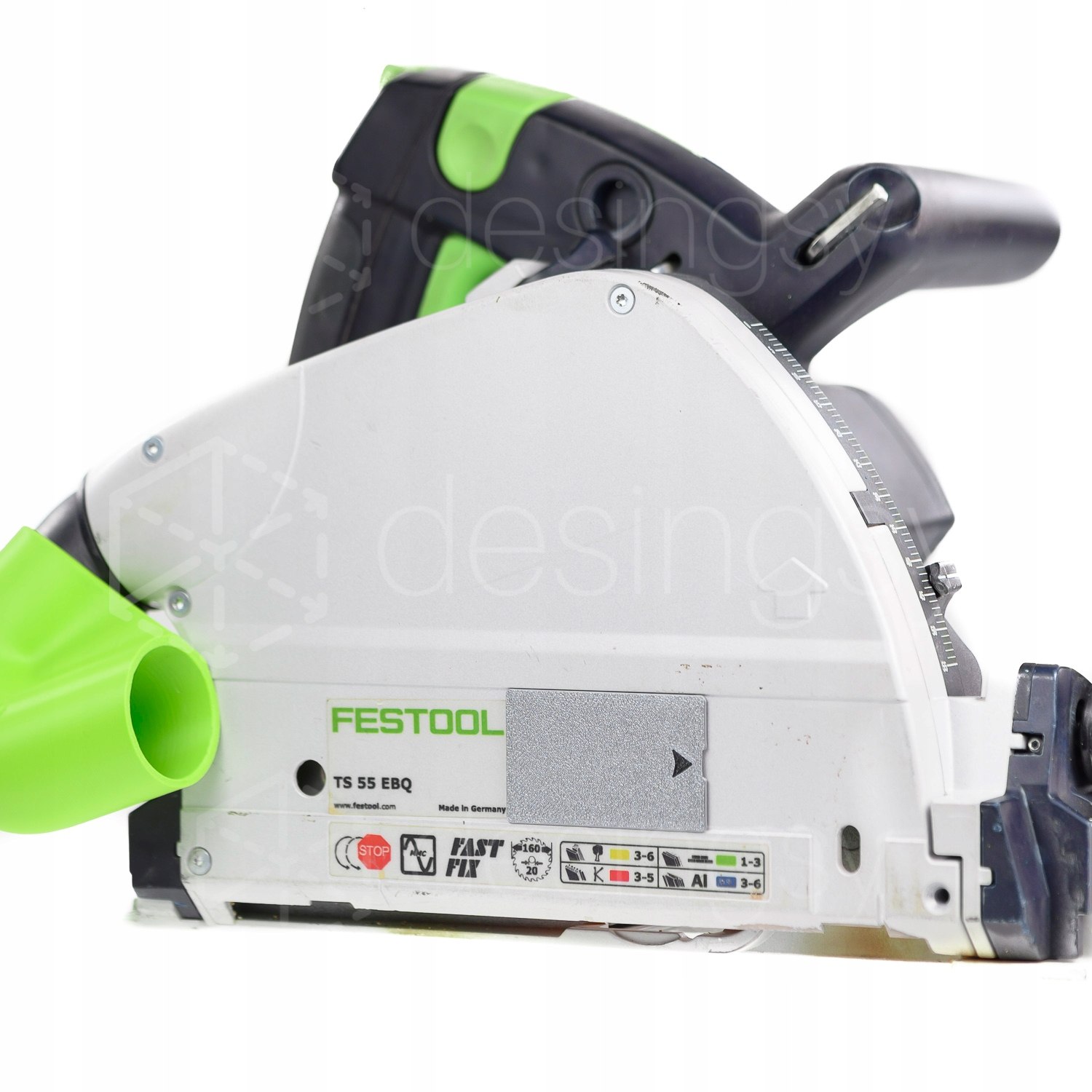 Osłona zaślepka pokrywa do zagłębiarki FESTOOL TS55 EBQ - lepszy odsys Sreb Kod producenta FSTS55PrSilver
